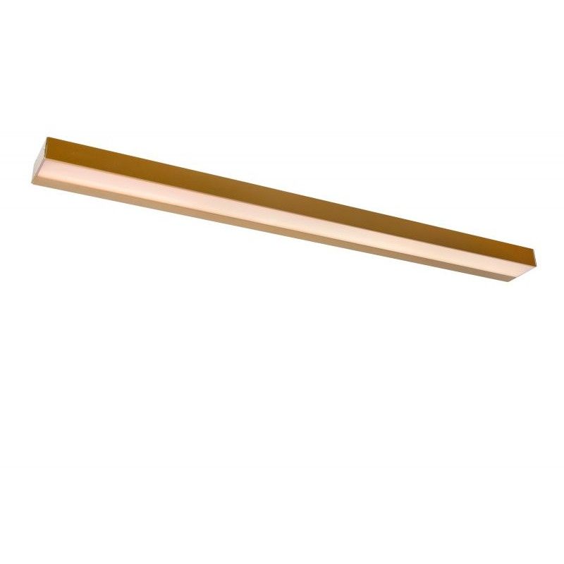 Lucide Lucide ALEXA - Wall light Bathroom - LED - 1x13W 3000K - IP44 - Matt Gold / Brass 04210/13/02