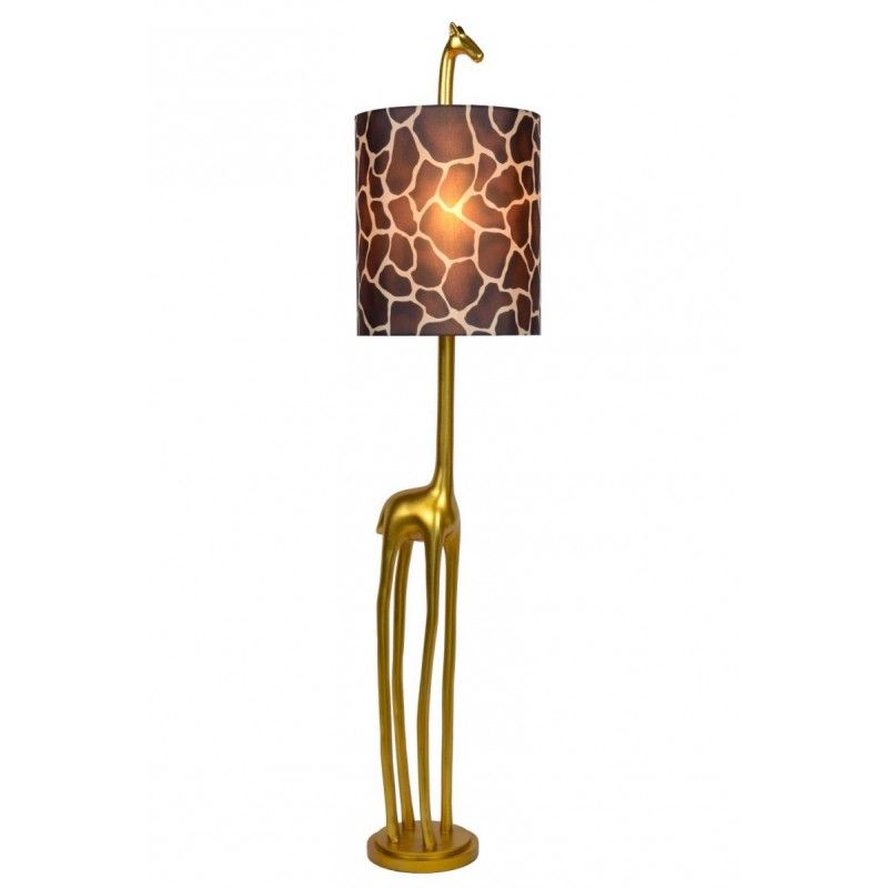 Lucide MISS TALL - Floor lamp - Ø 35 cm - 1xE27 - Matt Gold / Brass 10706/81/02