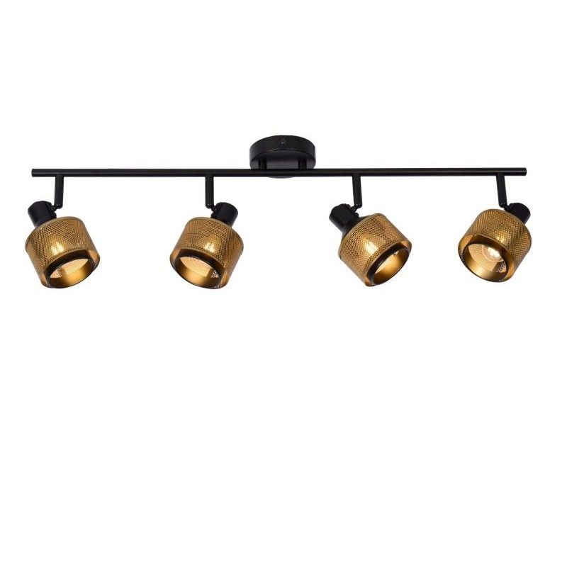 Lucide Lucide RAFA - Ceiling spotlight - 4xE14 - Black 77980/04/30