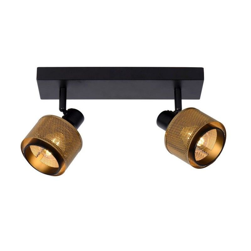 Lucide Lucide RAFA - Ceiling spotlight - 2xE14 - Black 77980/02/30