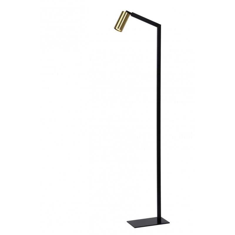 Lucide SYBIL Floor Lamp Gu10/35W Black/Brass 45799/01/30