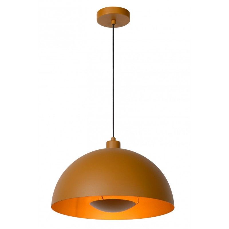 Lucide SIEMON Pendant Light E27/40W Ocher Yellow 45496/01/44