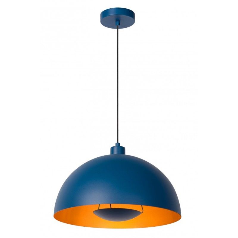 Lucide SIEMON Pendant Light E27/40W Petrol Blue 45496/01/35