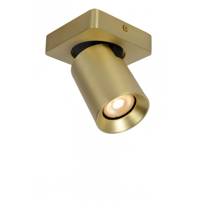 Lucide NIGEL Ceiling spotlight GU10/5W DTW Satin Brass 09929/05/02