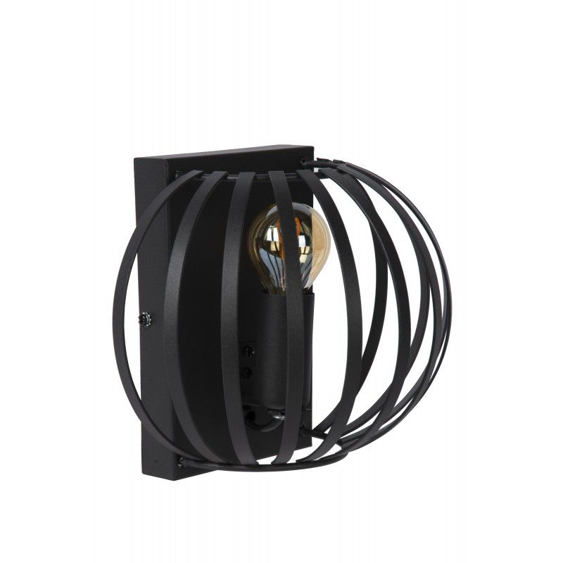 Lucide MANUELA Wall light E14/40W Black 78274/01/30