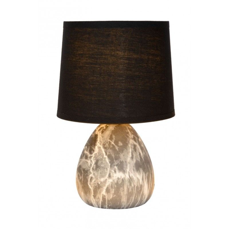 Lucide MARMO stolná lampa E14/40W Black 47508/81/30