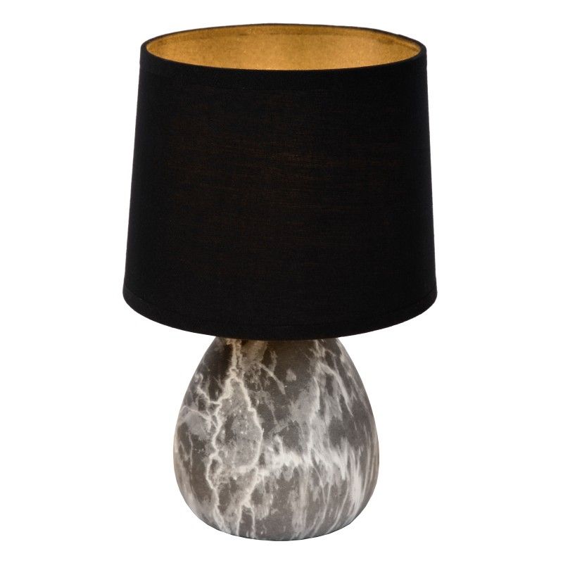 Lucide MARMO stolná lampa E14/40W Black 47508/81/30