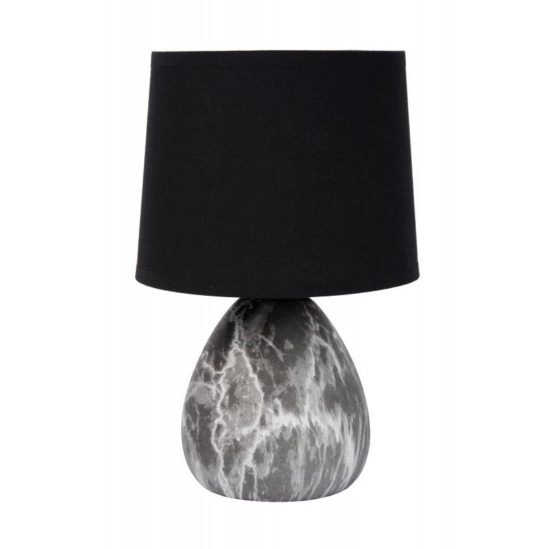 Lucide MARMO stolná lampa E14/40W Black 47508/81/30