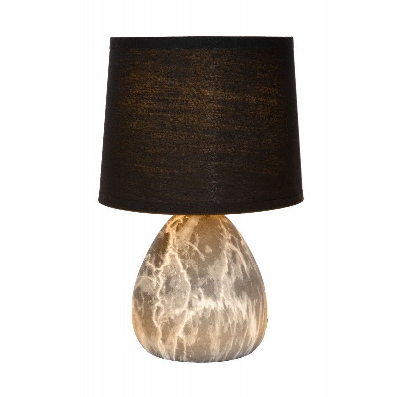 Lucide MARMO stolná lampa E14/40W Black 47508/81/30