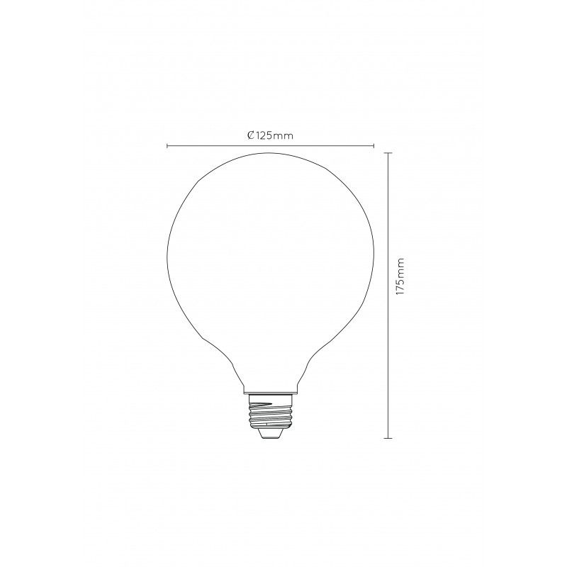 Lucide STEP DIM BULB E27/8W 49067/08/61
