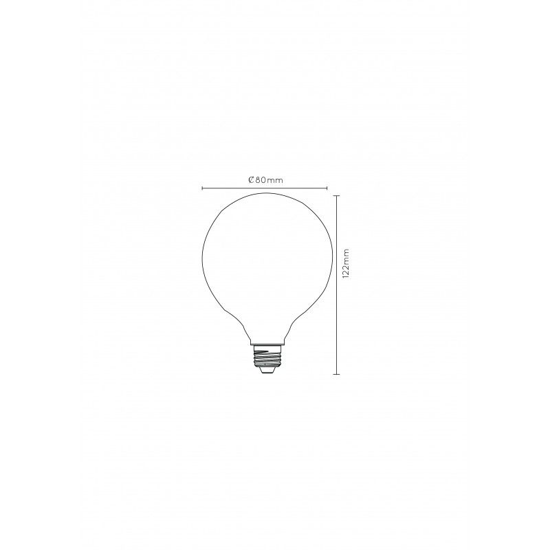 Lucide STEP DIM BULB E27/8W 49066/08/61