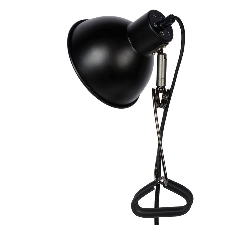 Lucide MOYS Clamp Lamp E27/40W Black 45987/01/30