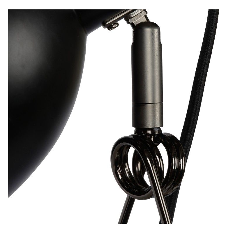 Lucide MOYS Clamp Lamp E27/40W Black 45987/01/30