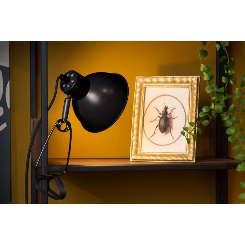 Lucide MOYS Clamp Lamp E27/40W Black 45987/01/30