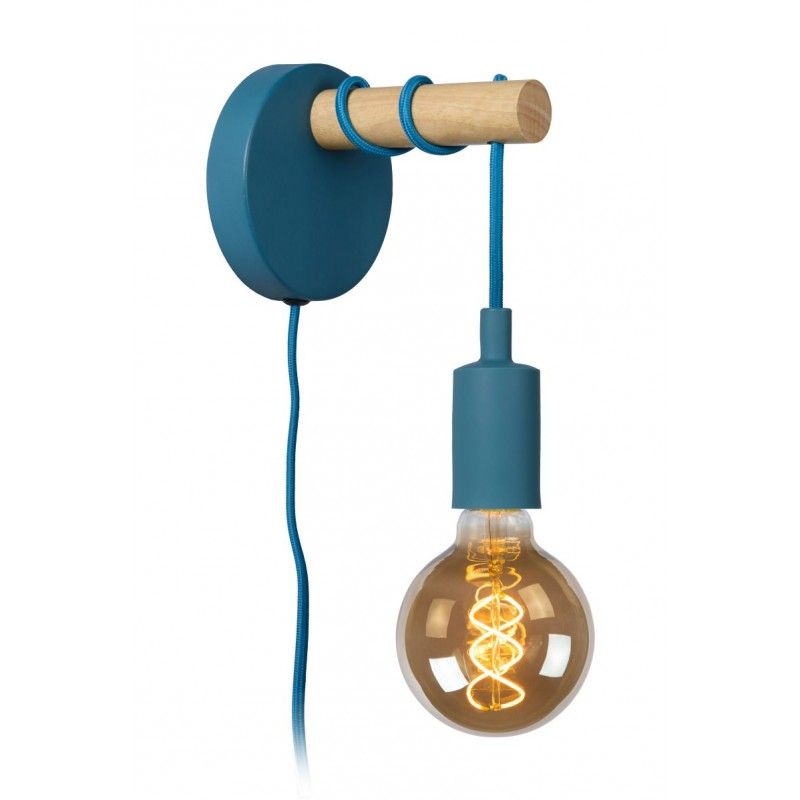 Lucide PAULIEN Walllight 1xE27 60W Blue 08227/01/35