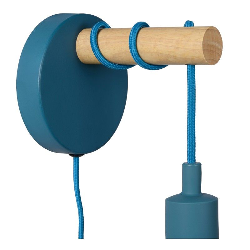Lucide PAULIEN Walllight 1xE27 60W Blue 08227/01/35