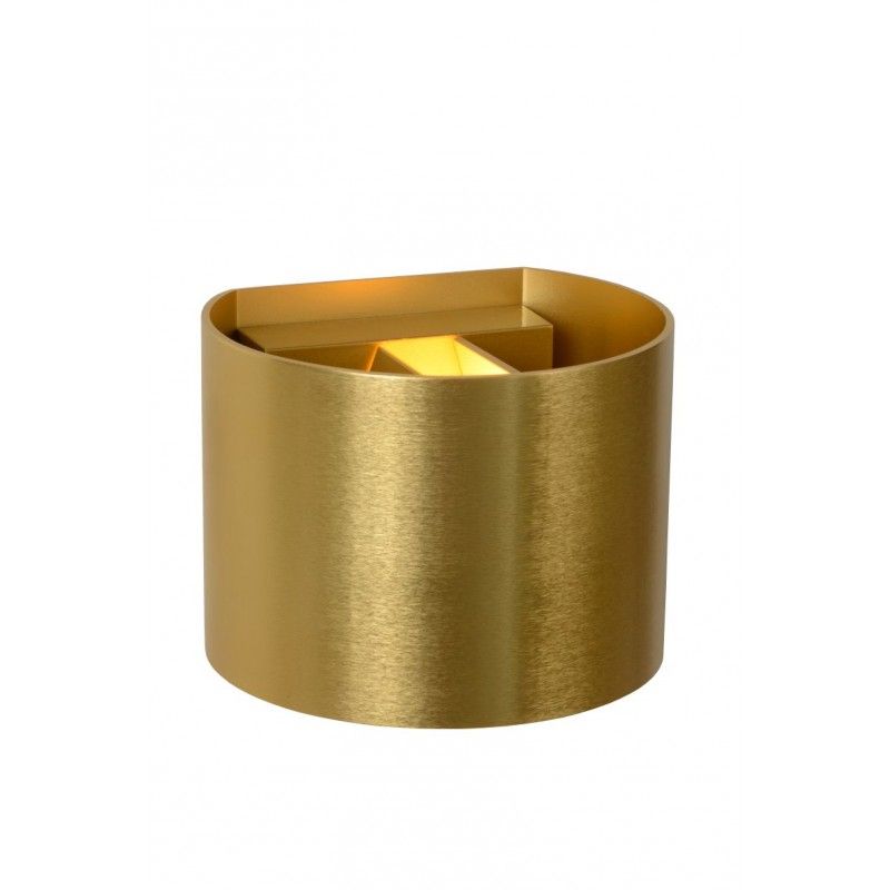 Lucide XIO Wall Light Round G9/3.5W 350LM 2700K Satin Br 2672938