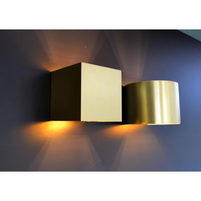 Lucide XIO Wall Light Round G9/3.5W 350LM 2700K Satin Br 2672938
