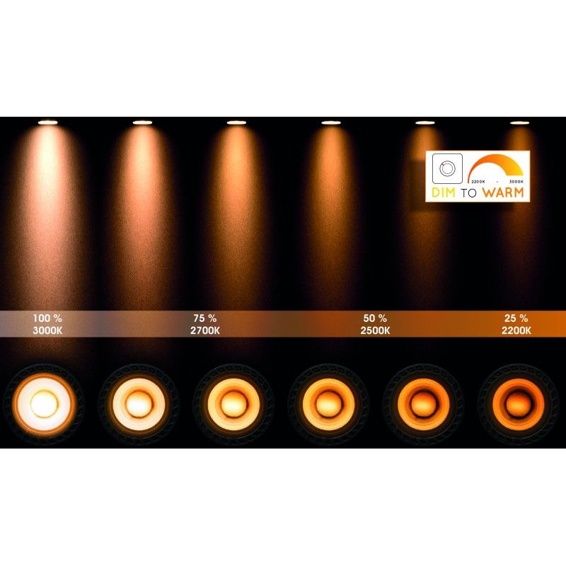 Lucide XYRUS - stropný reflektor - LED Smievateľné - GU10 - 2x5W 3000K - biela 23954/11/31