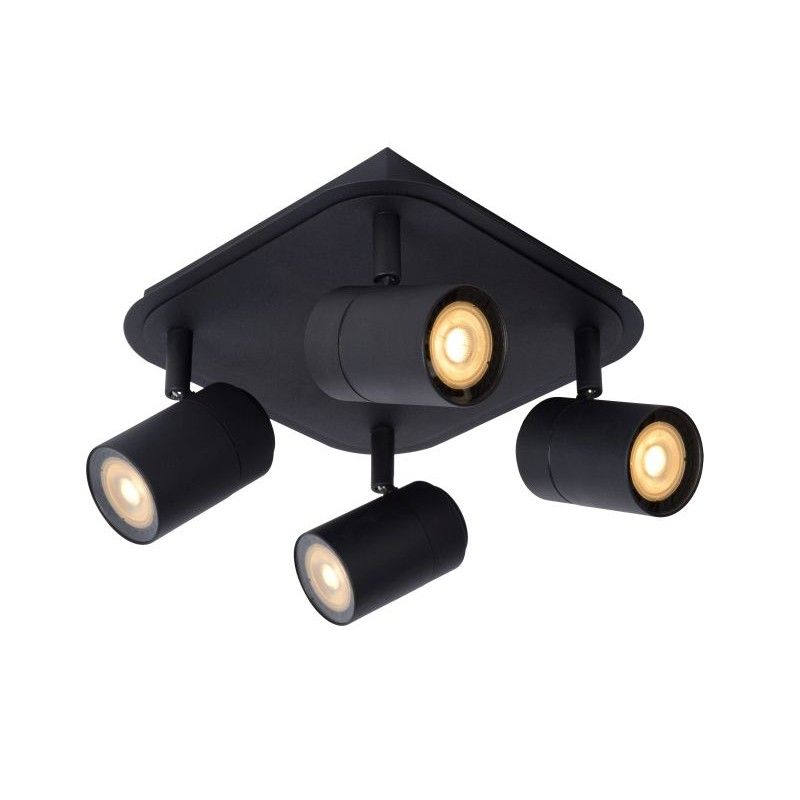 Lucide LENNERT Wall spotlight 4x5W/GU10 Matt Black 26958/20/30