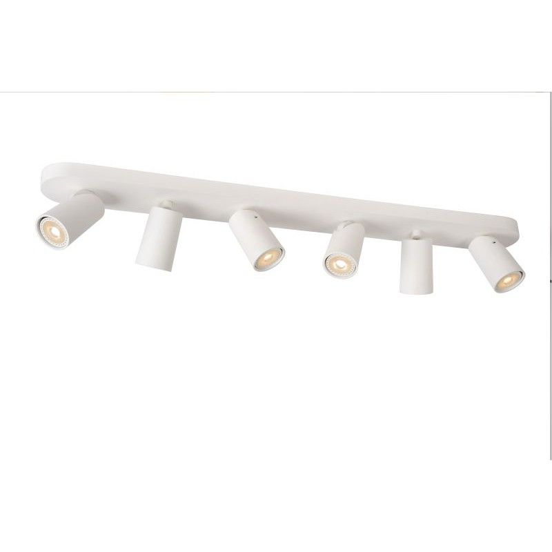 Lucide XYRUS Spot 6xGU10/5W incl. DTW W14 L84 H12.5cm Whi 23954/31/31