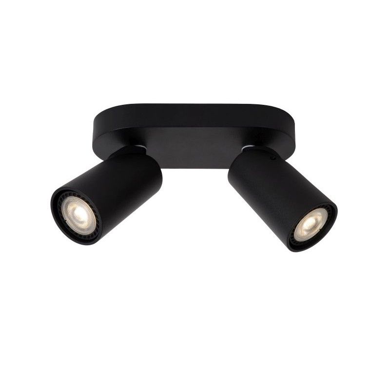 Lucide XYRUS Spot 2xGU10/5W incl. DTW W9 L20 H12.5cm Bla 8055393