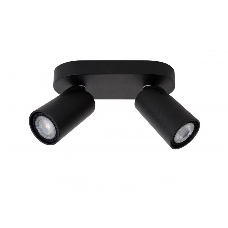 Lucide XYRUS Spot 2xGU10/5W incl. DTW W9 L20 H12.5cm Bla 8055393