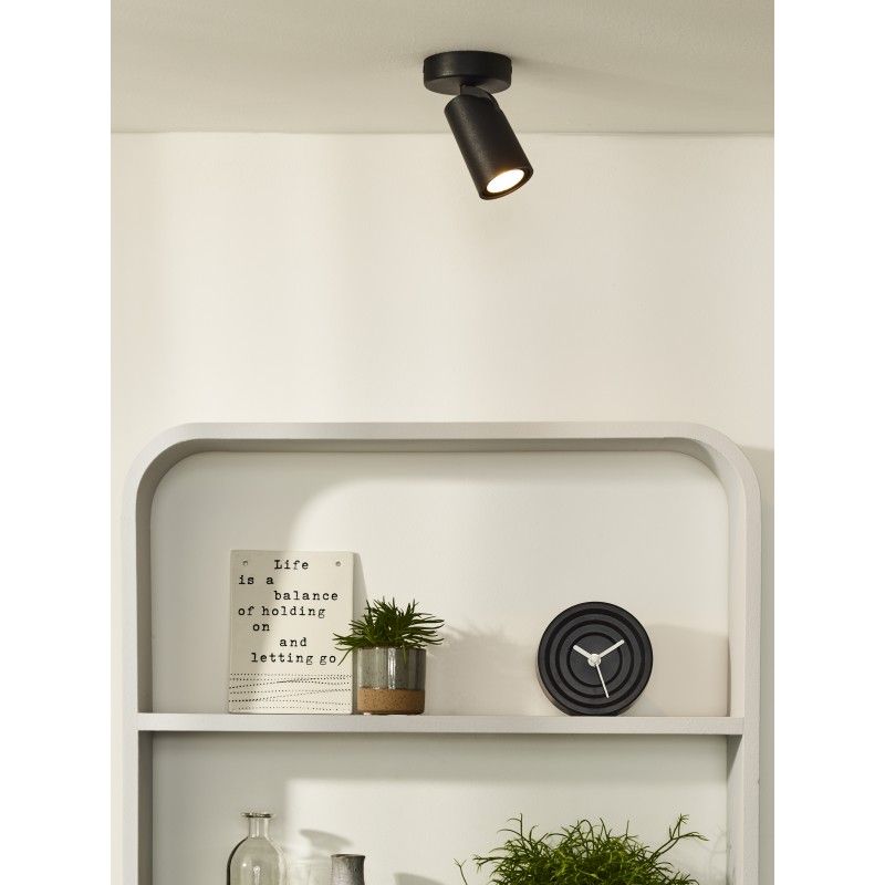 Lucide XYRUS Spot GU10/5W incl. DTW D9 H12.5cm Black 8055240