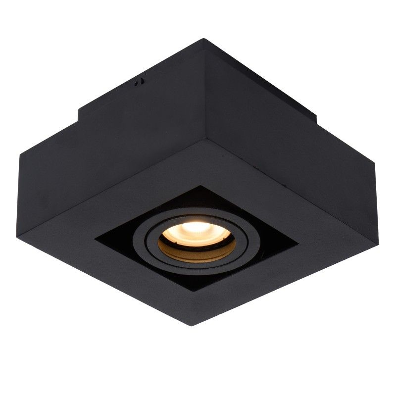 Lucide bodové povrchové svietidlá XIRAX Ceiling Light 1xGU10/5W LED DTW Black (old 09119/05/30)