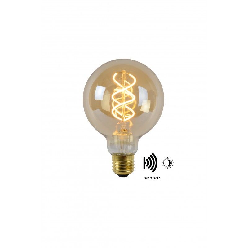 Lucide LED žiarovka TWLIGHTSWITCH SENSOR G95 E274W Amber 49032/04/62