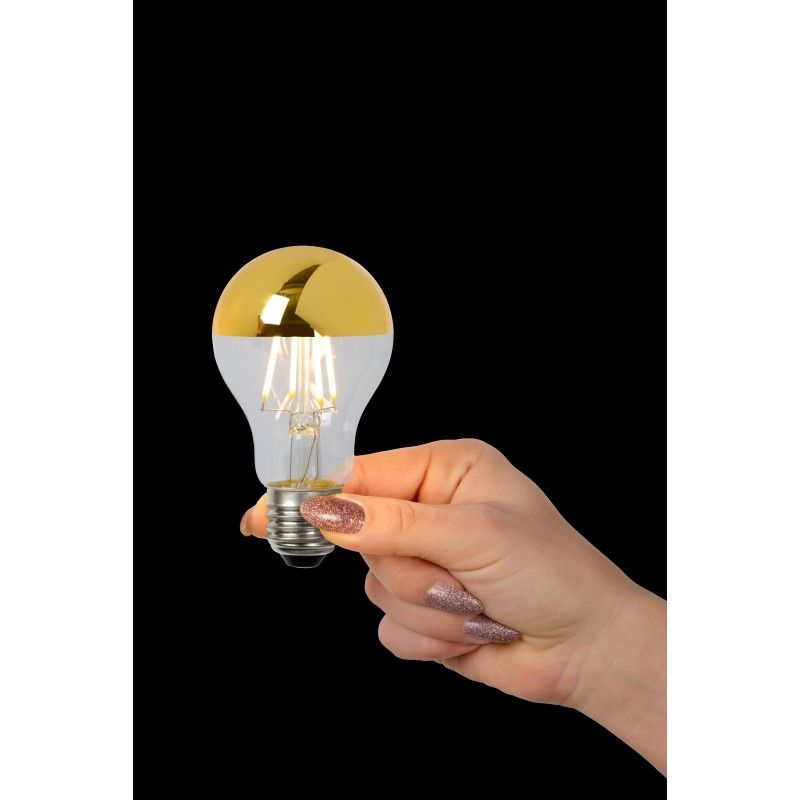 Lucide žiarovka LED A60 Filament E275W 2700K Gold reflector 49020/05/10