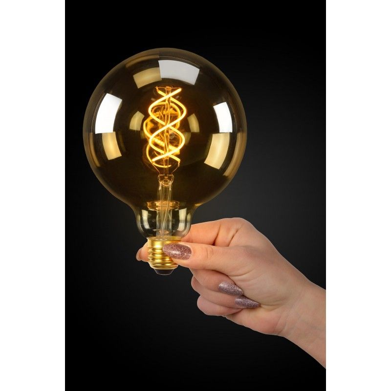 Lucide žiarovka LED Globe G1255W 260LM 2200K Amber 49033/05/62