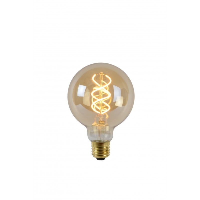 Lucide LED žiarovka - Filament žiarovka - Ă? 9 5 cm - LED Dim. - 1x5W 2200K - Amber 49032/05/62