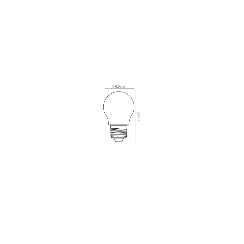 Lucide žiarovka G45 Filament Dimmable E27 4W 280LM 49021/04/67