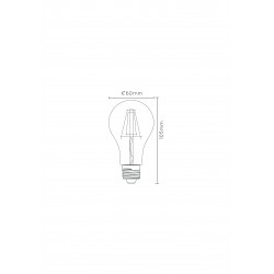 Lucide žiarovka LED A60 Filament E275W 500LM 2700K 49020/05/60