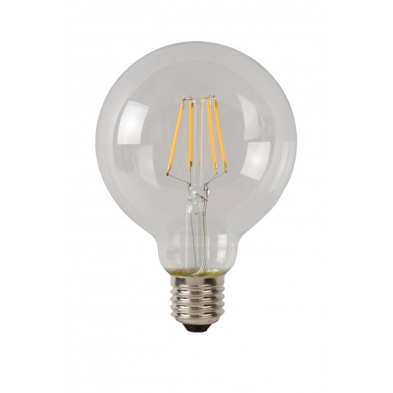 Lucide LED žiarovka - Filament žiarovka - Ă? 9 5 cm - LED Dim. - 1x5W 2700K - Transparant 49016/05/60