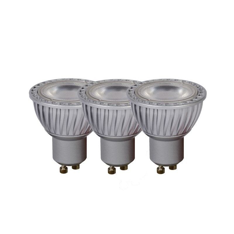 Lucide LED žiarovka 5 cm Dim. - GU10 - 3x5W 3000K - sivá 49006/15/36