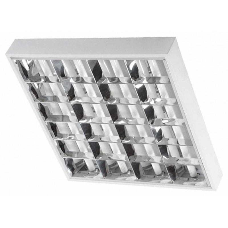 Greenlux ORI LED 4xT8/60cm - Svietidlo rastrové pre LED T8 trubice GXRP039