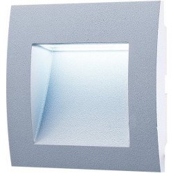 GREENLUX nástenné svietidlo WALL 10 1,5W GRAY CW GXLL002