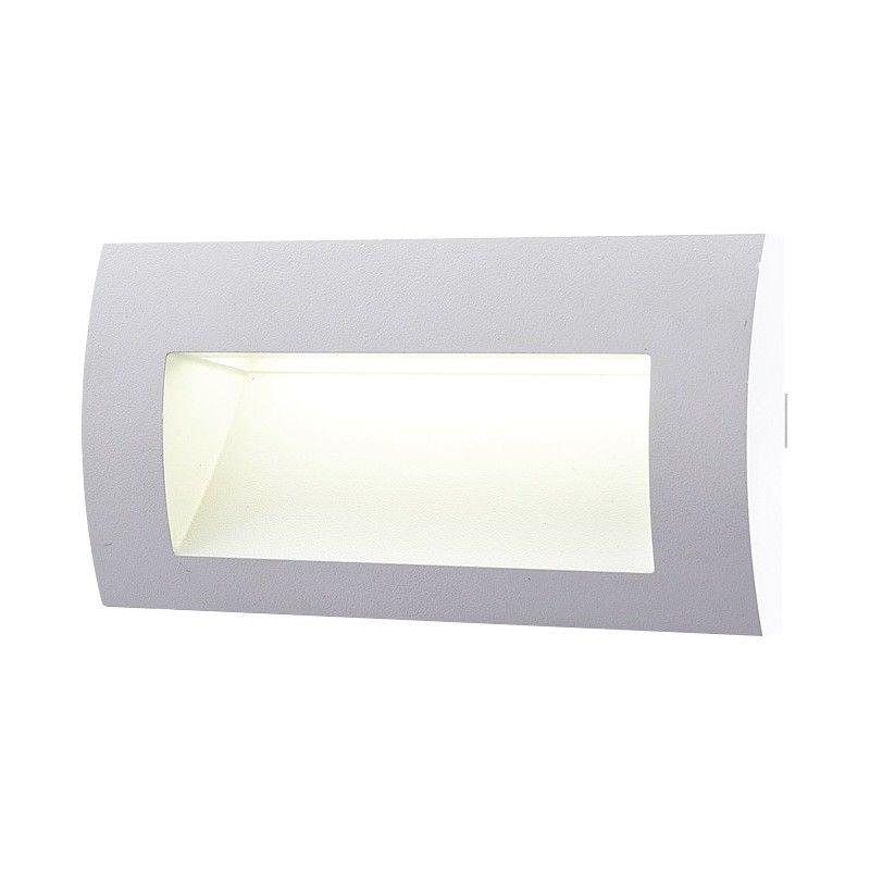 GREENLUX nástenné svietidlo WALL 20 3W GRAY WW GXLL010