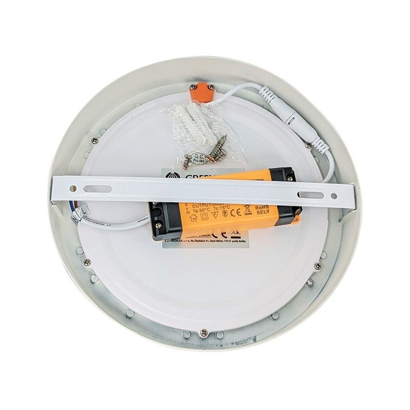 GREENLUX svietidlo prisadené LED120 FENIX-R White 24W WW GXDW071