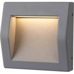 GREENLUX orientačné svietidlo schodišťové WALL 50 6W GRAY NW GXPS064