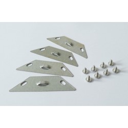 GREENLUX Uchyt Sheets for LED panels suspended mounting - set 4pcs GXLS101
