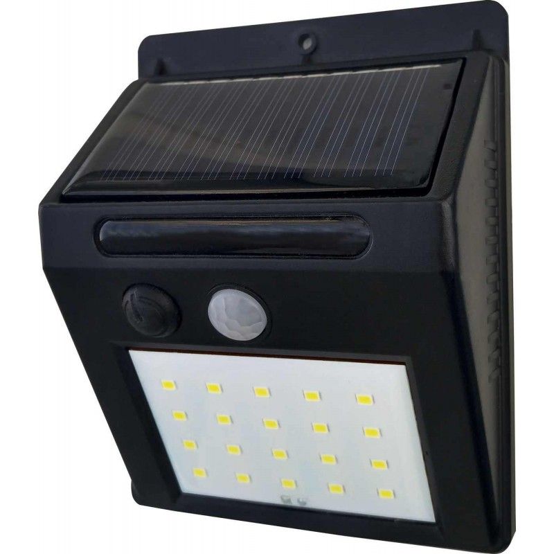 GREENLUX nástenné svietidlo EMA SOLAR PIR 20LED NW GXSO002