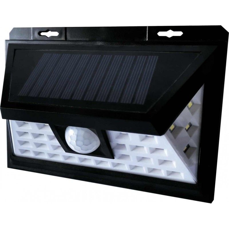 GREENLUX nástenné svietidlo EMA SOLAR PIR 34LED NW GXSO003