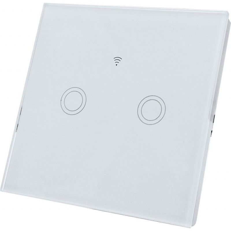 GREENLUX Spinač WiFi 2SWITCH White GXSH041