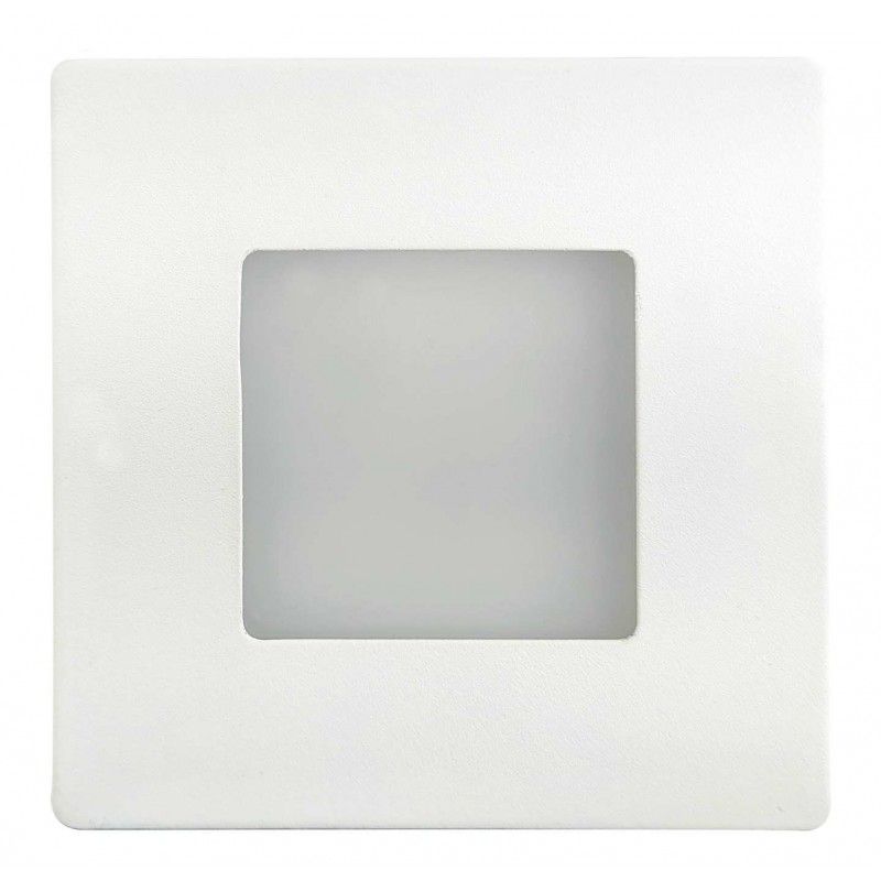 GREENLUX orientačné svietidlo schodišťové DECENTLY IP44 White 2.5W NW GXLL052