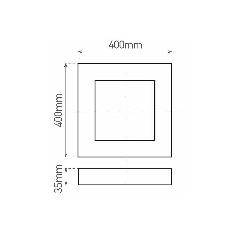 Greenlux LED180 FENIX-S White 32W NW - Prisadené LED svietidlo typu downlight GXDW397