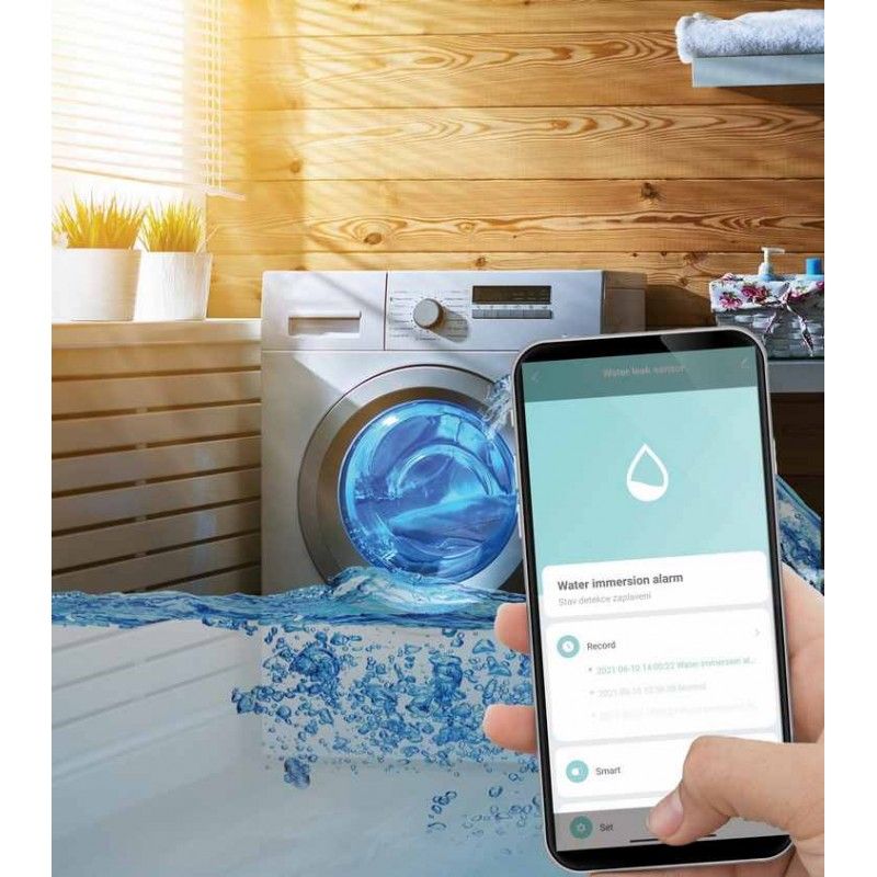 Greenlux WiFi BATTERY FLOOD SENSOR - Inteligentný senzor úniku vody GXSH080