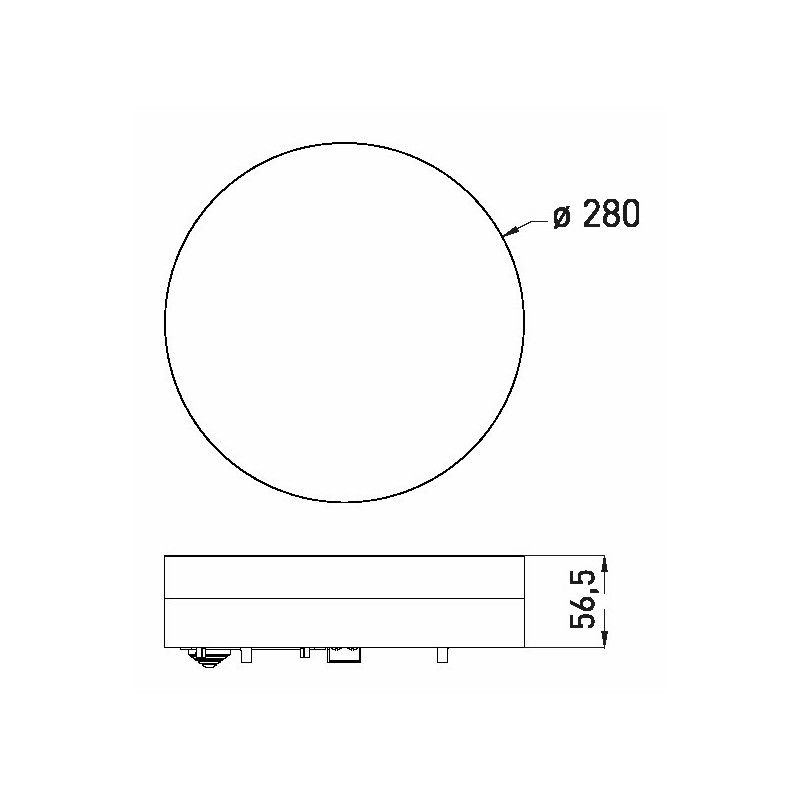 Greenlux LED SMART-R White 18W CCT 2070/2650lm - Dekoratívne svietidlo LED   GXLS286